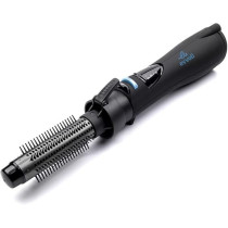 Evvoli Multiple Hair Straightener Curler Brush 6 In 1, Cool Shot, 3 Heat Setings, Ions Jet, 1200W, Black, EVHC-AS1200B