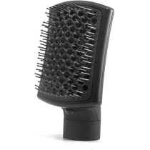 Evvoli Multiple Hair Straightener Curler Brush 6 In 1, Cool Shot, 3 Heat Setings, Ions Jet, 1200W, Black, EVHC-AS1200B