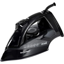 Evvoli 2800W Steam Iron With Ceramic Soleplate Auto Shut-Off With Anti-Drip, Black, EVIR-5MB