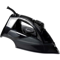 Evvoli 2800W Steam Iron With Ceramic Soleplate Auto Shut-Off With Anti-Drip, Black, EVIR-5MB