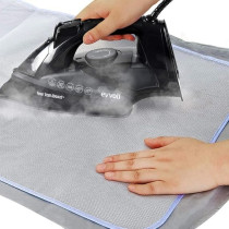 Evvoli 2800W Steam Iron With Ceramic Soleplate Auto Shut-Off With Anti-Drip, Black, EVIR-5MB