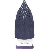 Evvoli Steam Iron 2800W With Ceramic Soleplate Auto Shut-Off With Anti-Drip, White with Purple, EVIR-5MP
