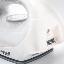 Evvoli Cordless Steam Iron With Ceramic Soleplate, 1600W, EVIR-CS1600P, White