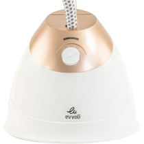 Evvoli 3 Stage Quick Functioning Garment Steamer 2.5 Liter, 1750W, EVIR-GS1750G, Gold