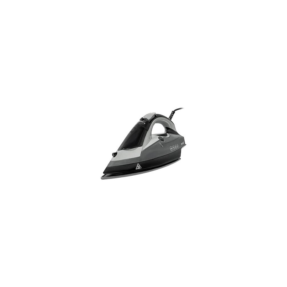 Evvoli Steam Iron 2400B With Ceramic Soleplate Auto Shut-Off With Anti-Drip, Black, EVIR-H2400B