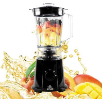 Evvoli Blender 600W High Speed Premium Blender 1.5 Litre jar With Grinder Mill Black, EVKA-BL15B