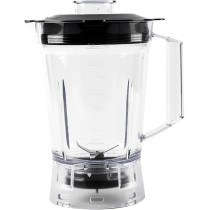 Evvoli Blender 600W High Speed Premium Blender 1.5 Litre jar With Grinder Mill Black, EVKA-BL15B