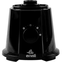 Evvoli Blender 600W High Speed Premium Blender 1.5 Litre jar With Grinder Mill Black, EVKA-BL15B
