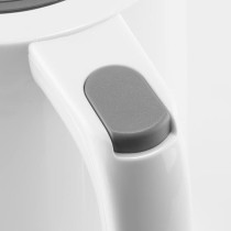 Evvoli Concealed Coil Electric Kettle With BPA Free Plastic And Removable Filter 1.7 Liters 2200W, White, EVKA-KE17LW