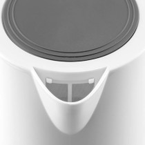 Evvoli Concealed Coil Electric Kettle With BPA Free Plastic And Removable Filter 1.7 Liters 2200W, White, EVKA-KE17LW