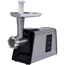 Evvoli Meat Grinder, Meat Mincer And Sausage, Reverse Function, Stainless Steel Body, 1300W, Black And Silver, EVKA-MG1300B