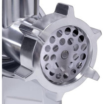Evvoli Meat Grinder, Meat Mincer And Sausage, Reverse Function, Digital Switches With Alarm System, 1600W, White, EVKA-MG1600W