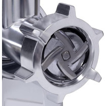 Evvoli Meat Grinder, Meat Mincer And Sausage, Reverse Function, Digital Switches With Alarm System, 1600W, White, EVKA-MG1600W