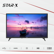 Star-X 32 Inch LED TV With Built In Receiver T2/S2, HDMI, USB, 32LB650V (Black)