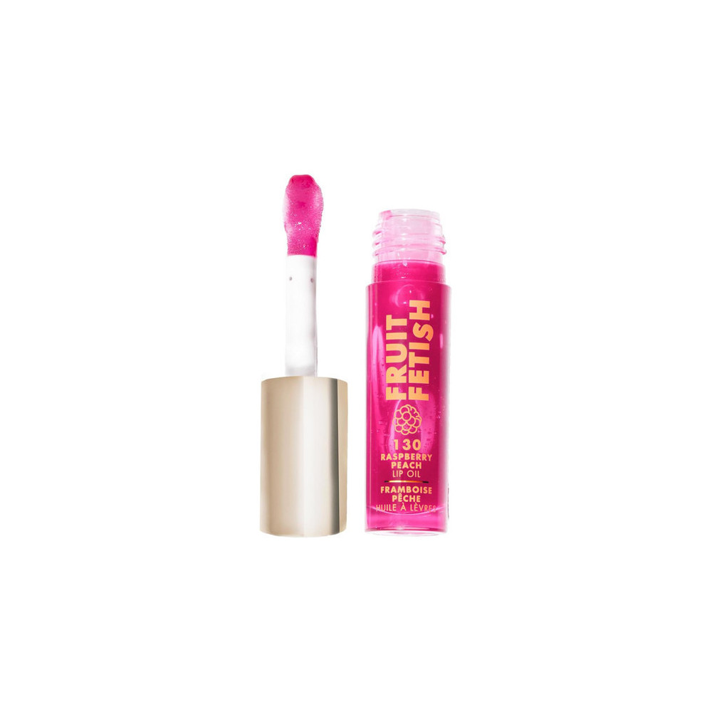 Milani Fruit Fetish Lip Oil, 130 Raspberry Peach, 4ml