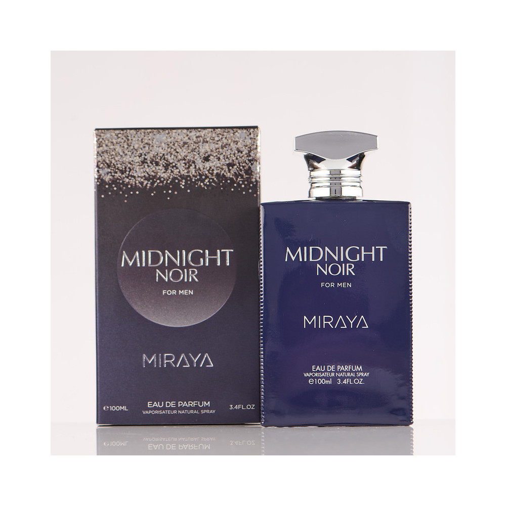 Miraya Midnight Noir Eau De Parfum for Men, 100ml