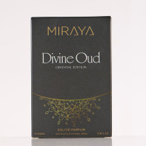 Miraya Divine Oud Eau De Parfum Oriental Unisex, 100ml