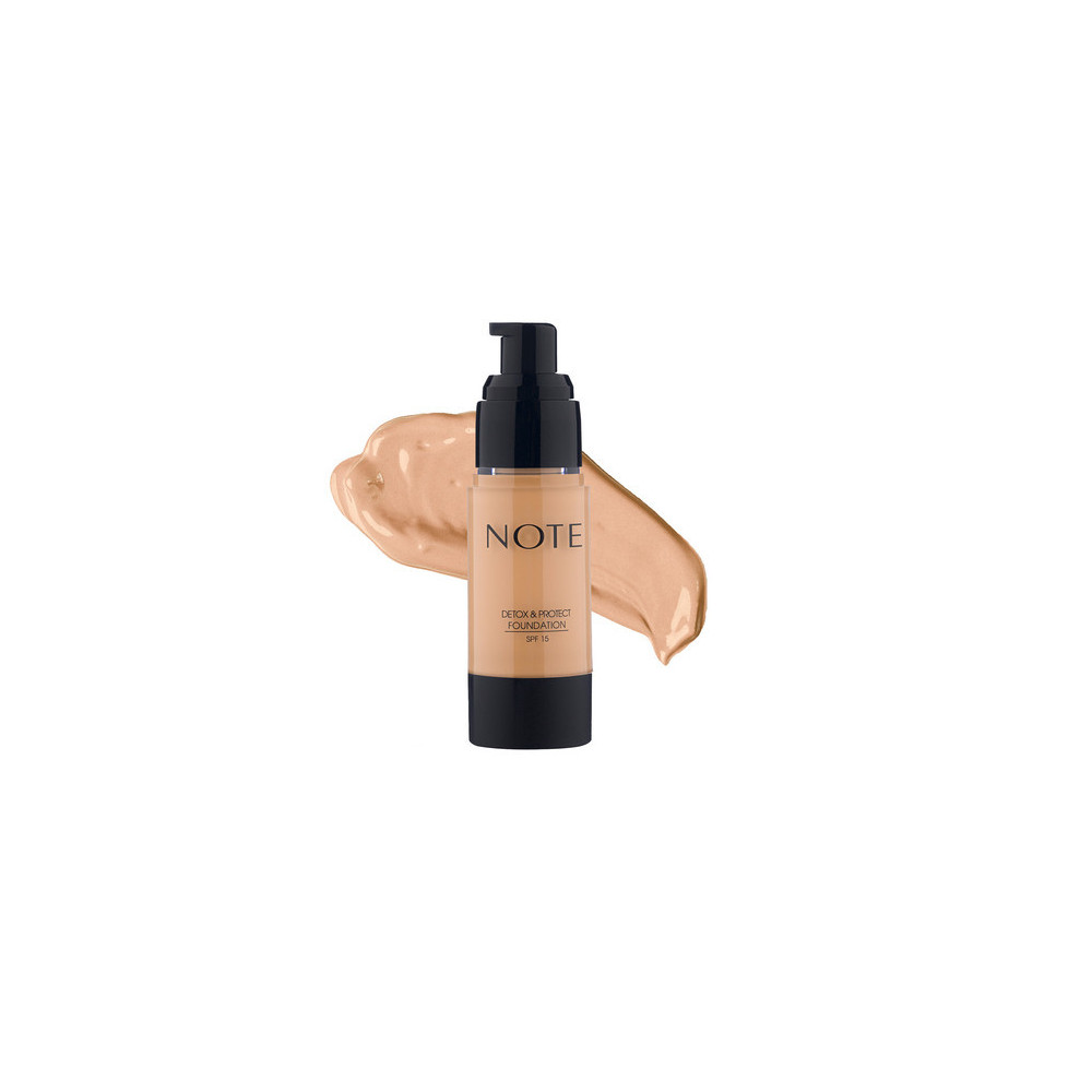 Note SPF 15 Detox And Protect Foundation Pump, 101 Bisque