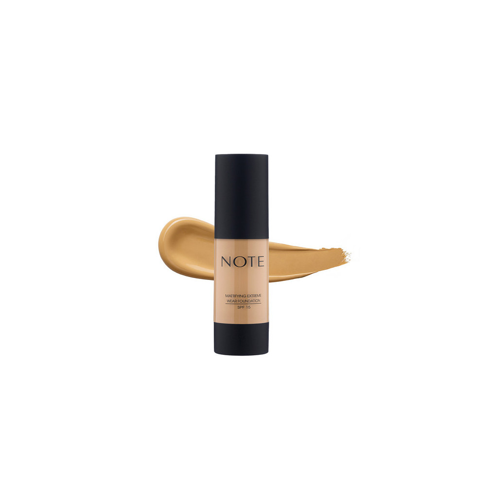 Note SPF 15 Mattifying Extreme Wear Foundation Pump, 03 Medium Beige