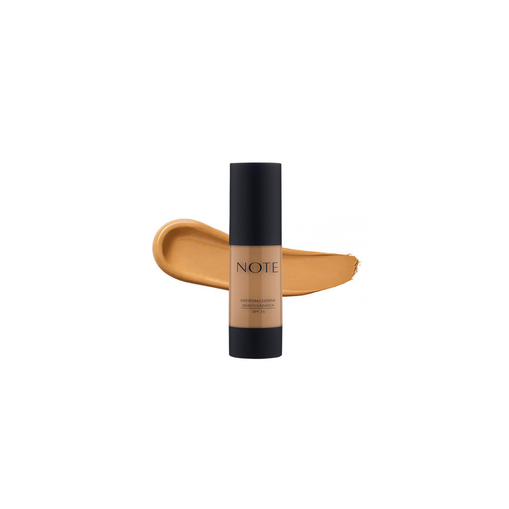 Note SPF 15 Mattifying Extreme Wear Foundation,102 Warm Almond