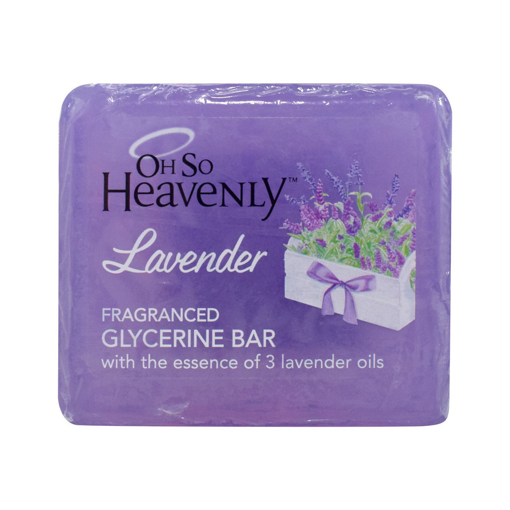 Oh So Heavenly Lavender Fragranced Glycerine Bar, 150gm