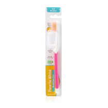 Pearlie White BPA Free Brush Care Slim Toothbrush With Cover