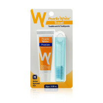 Pearlie White Travel Brush And Toothpaste Set, 25g