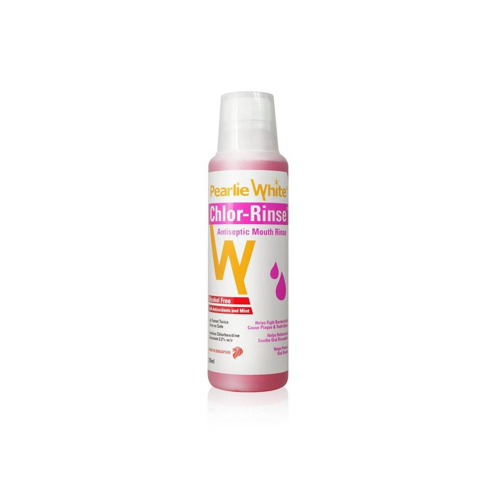Pearlie White Chlor-Rinse Antiseptic Mouth Rinse, 250ml
