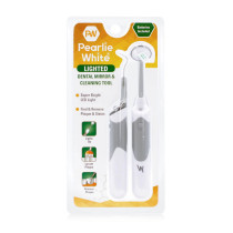 Pearlie White Dental Mirror And Cleaning Tool, Batteries Included