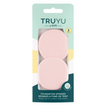 Truyu Qvs Foundation Sponges, Pack Of 2