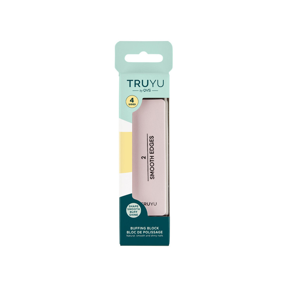 Truyu Qvs 4 Way Buffing Block With Two Smooth Edges For Natural Smooth And Shiny Nails