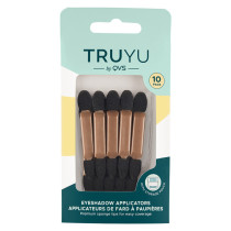 Truyu Qvs Premium Eyeshadow Applicators With Storage Pouch, Pack Of 10