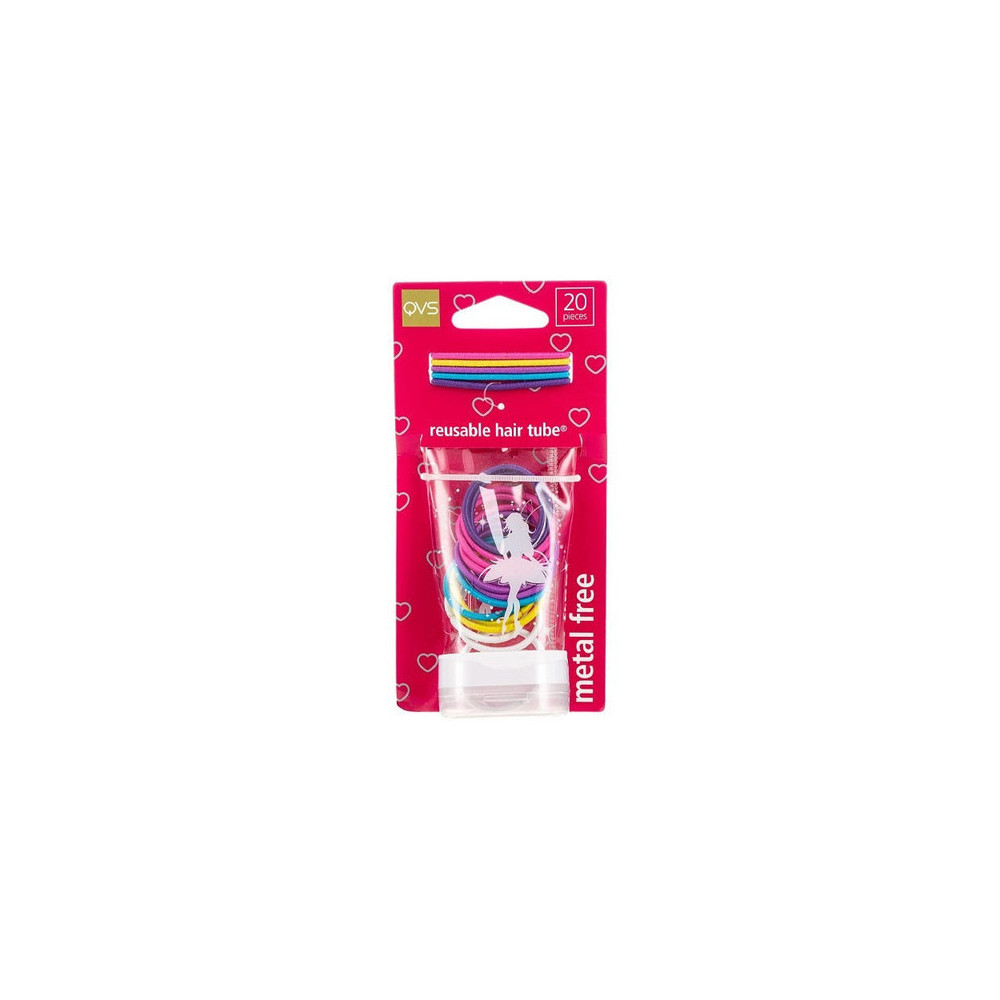 Truyu Qvs Unique Metal Free Kids Small Thin Elastics, Pack Of 20