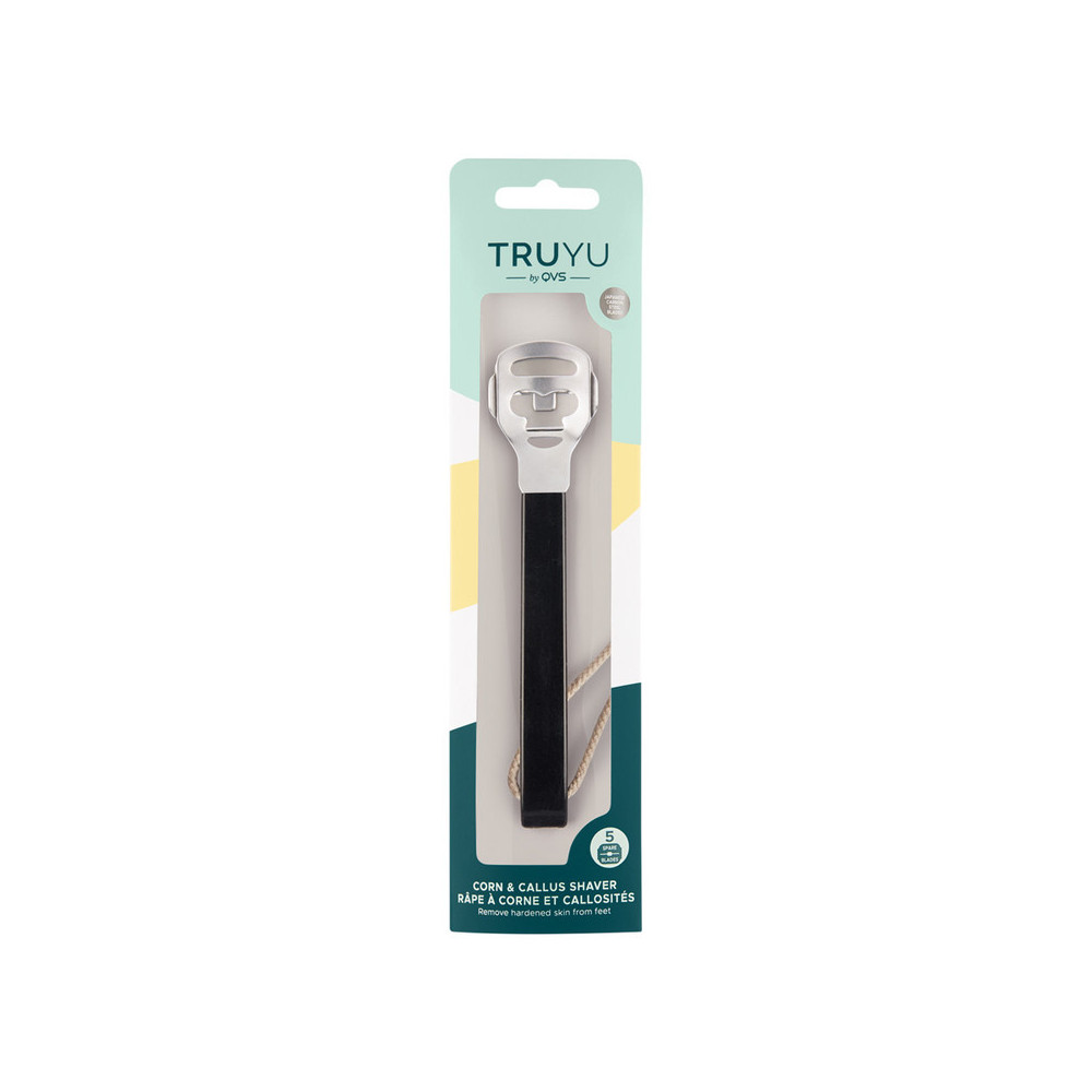 Truyu Qvs Tempo Corn And Collus Shaver, Removes Hard Skin From Feet