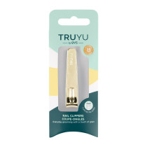 Truyu Qvs Gold Plated Nail Clipper With Curved blades