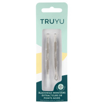 Truyu Qvs Stainless Steel Mini Blackhead Removers, Dual Function Tool