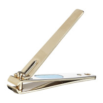 Truyu Qvs Gold Plated Toenail Clipper With Straight blades