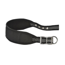 Bobby Levrier Oscar Dog Collar, Black, Large