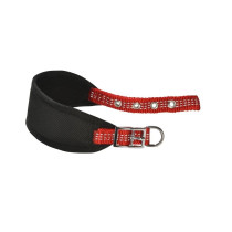 Bobby Levrier Oscar Dog Collar, Red, Small