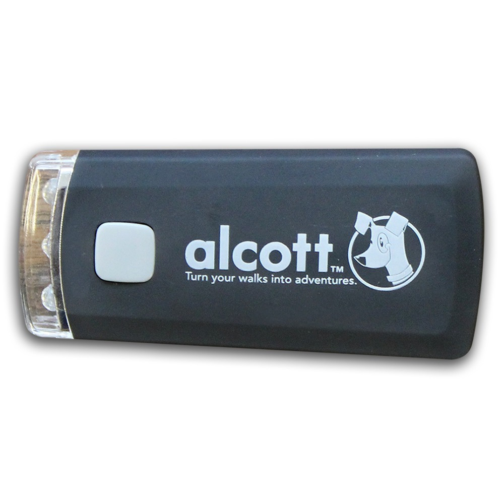 Alcott Retractable Leash Light For Dogs, Black