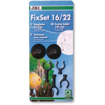 JBL FixSet 16/22 CristalProfi e1500/1,2 Universal Set with Suction Pads And Spacers For External Filters,Black