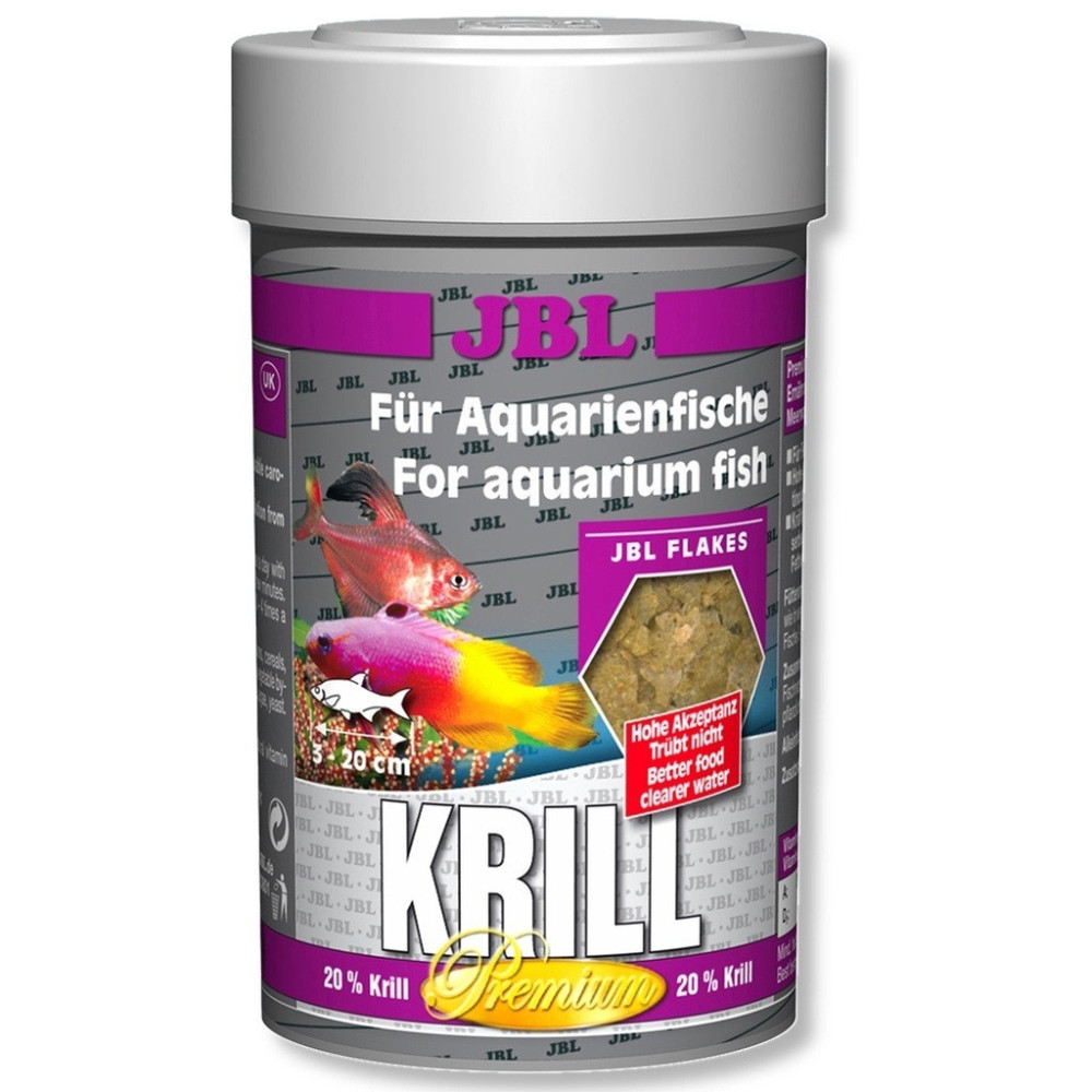 JBL Krill Fish Food For All Aquarium Fish, 250 ml