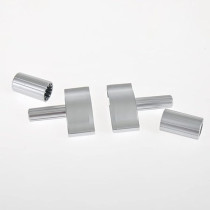 JBL LED Solar Effect Aquarium Endcap Set 25mm, Silver