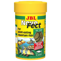 JBL Novofect, Food Tablets For Plant Eating Aquarium Fish, 100 Ml
