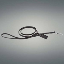 Bobby Laisse Defile Lambskin Leather Lead, Black
