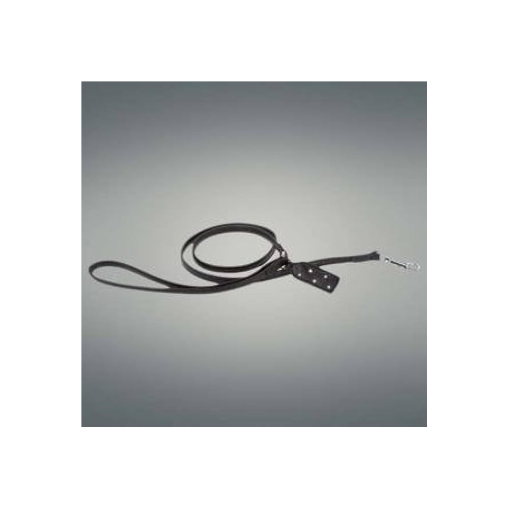 Bobby Laisse Defile Lambskin Leather Lead, Black