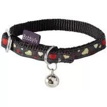 Bobby Lovely Cat Collar, Black
