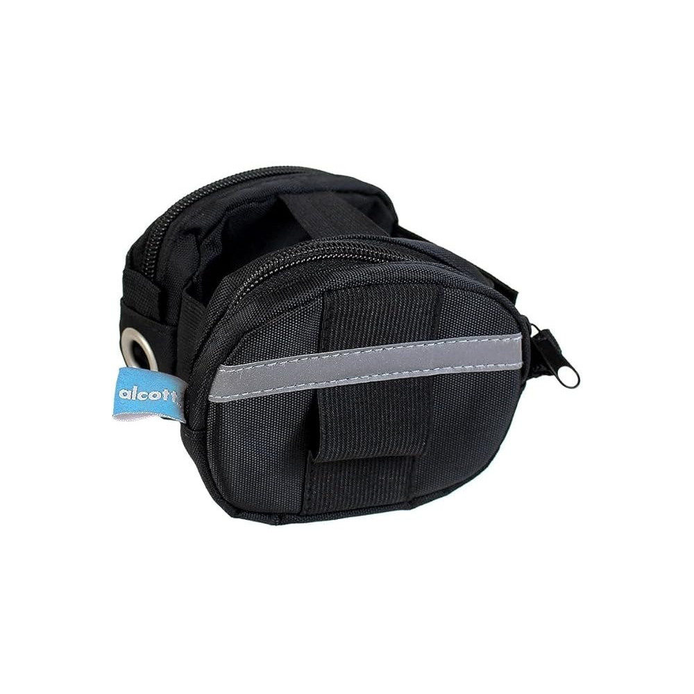 Alcott Retractable Leash Luggage For Small And Medium Leashes, Black