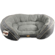 All For Paws Luxury Lounge Bed, Large/Grey