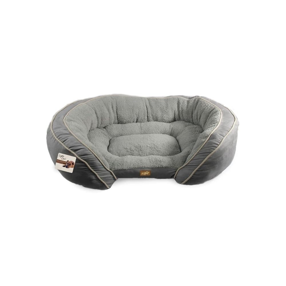 All For Paws Luxury Lounge Bed, Large/Grey